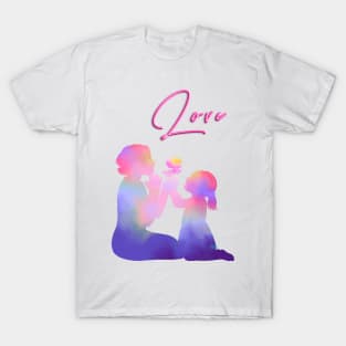 Love Mum & Daughter, Special Gift T-Shirt